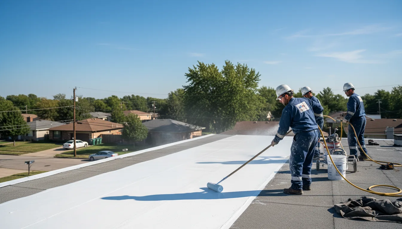 Commercial roof coating in Mackinac Island, MI near me